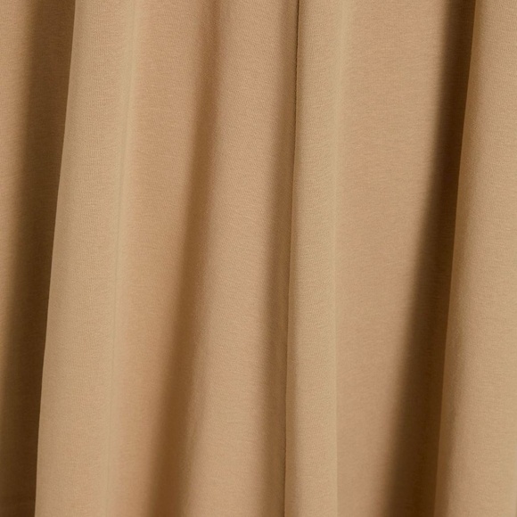 VINCE Cotton Trapeze Midi Dress in Light Shale Size Medium M - Picture 2 of 4